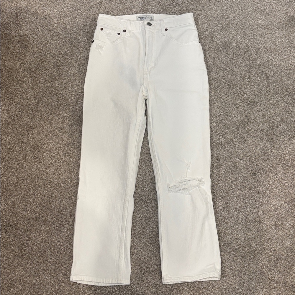 Abercrombie & Fitch Ankle Straight Jeans